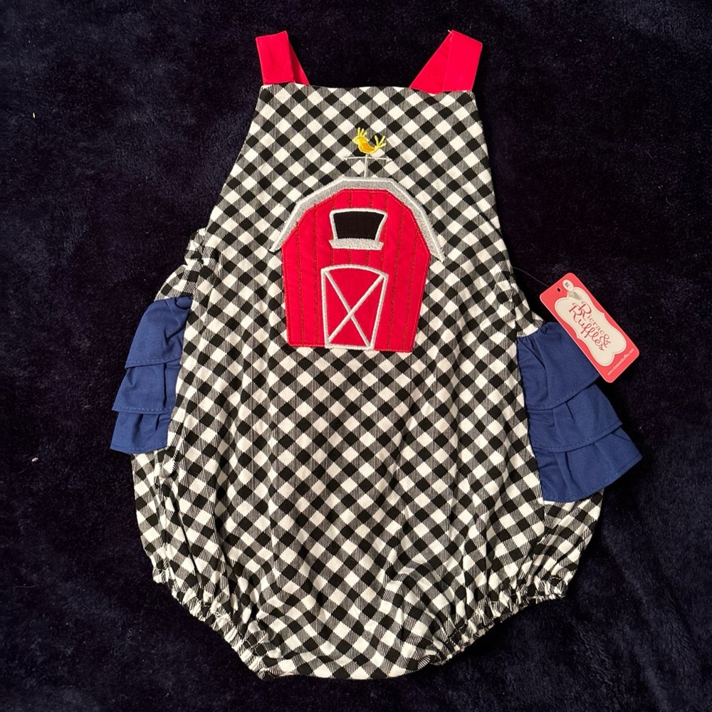 RicRac & Ruffles NWT 3T Bubble